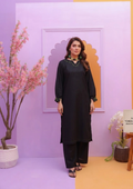 Embroidered Black | 2 Pc Suit