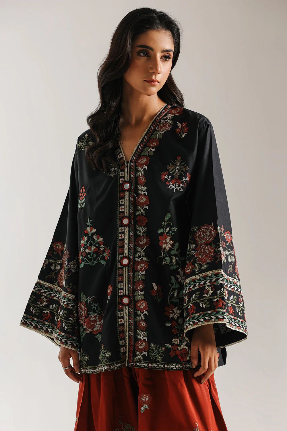 ❤️🖤 Ethnic Viral 2-Piece Suit 🖤❤️